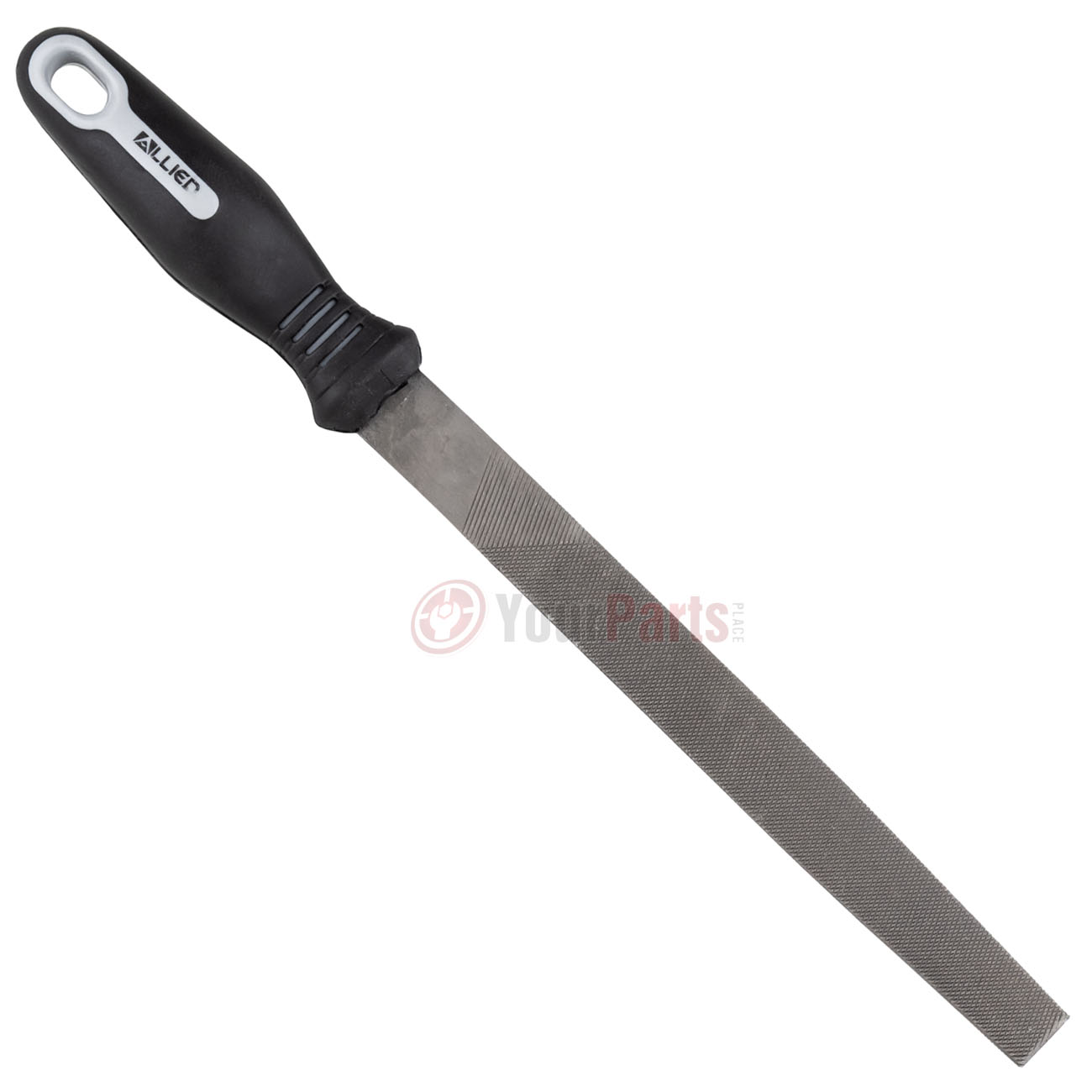 8" Flat Bastard File Alloy Steel Large Contoured Handle Allied Tools